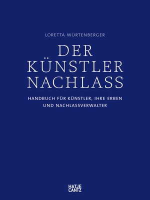 cover image of Der Künstlernachlass